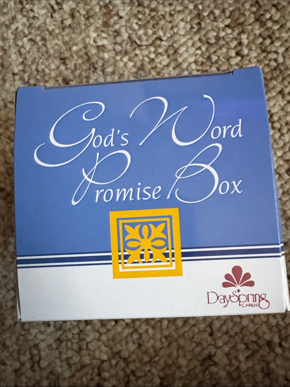 DaySpring God's Word Promise Box - Blue